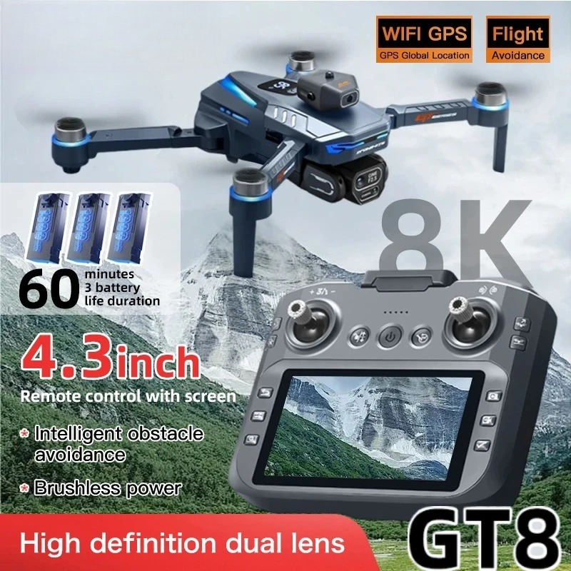 Original GT8 Drone 8K Professi - Jjrc Drone X12 ulasan dan harga