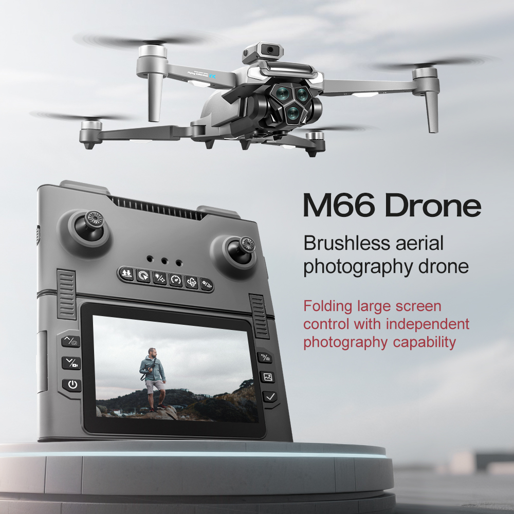 New M66 Triple Battery Brushle - Jjrc Drone X12 ulasan dan harga